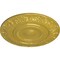 Ekena Millwork Biddix Ceiling Medallion (Fits Canopies up to 7 1/2"), Hand-Painted Rich Gold, 20 7/8"OD x 1 1/4"P CM20BXRGS - alternate 4